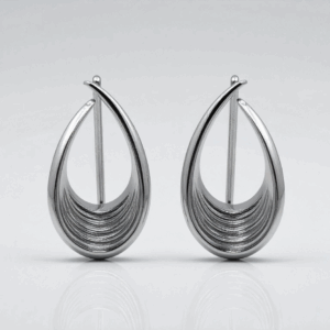 Aretes "Gota de Luna" en Plata 925