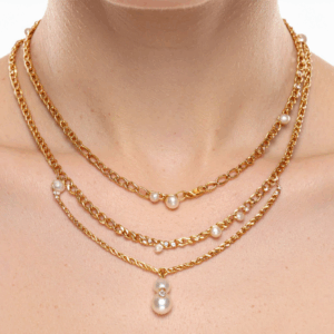 Collares de Oro 18k y Perlas Luminosas