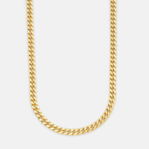 Cadena Cubana Clásica en Oro de 14k