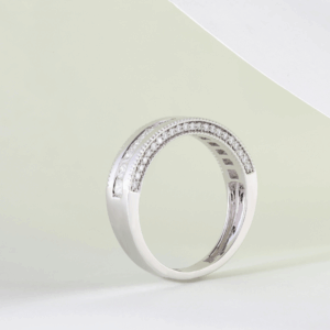 Anillo "Carril de Luz" en Plata Italiana 925