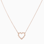 collar de oro con corazon