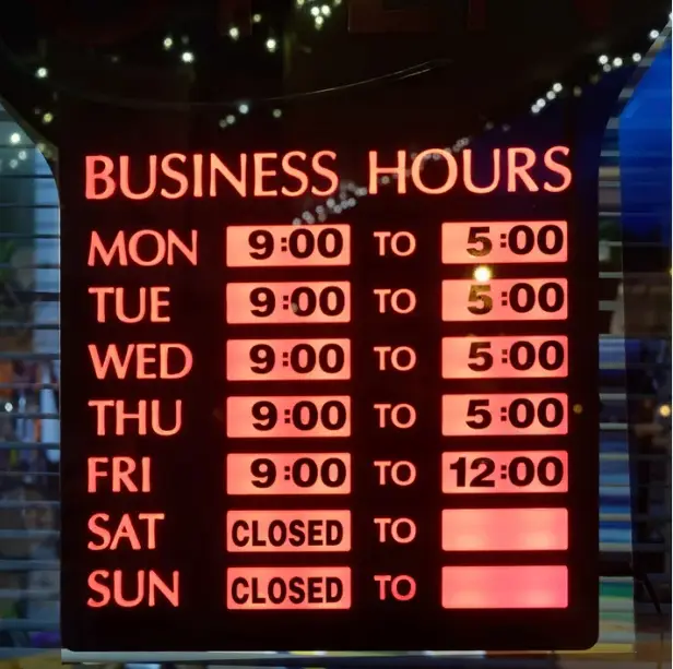 horario de atencion