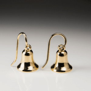 Aretes "Campanella" en Oro 18k
