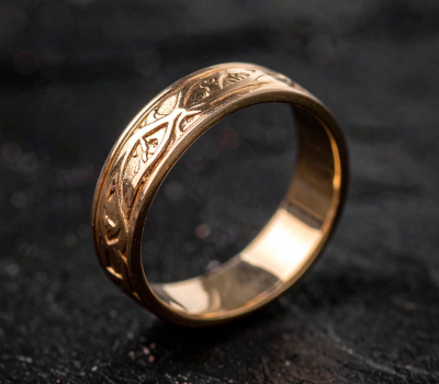 Anillo de Oro Rosa
